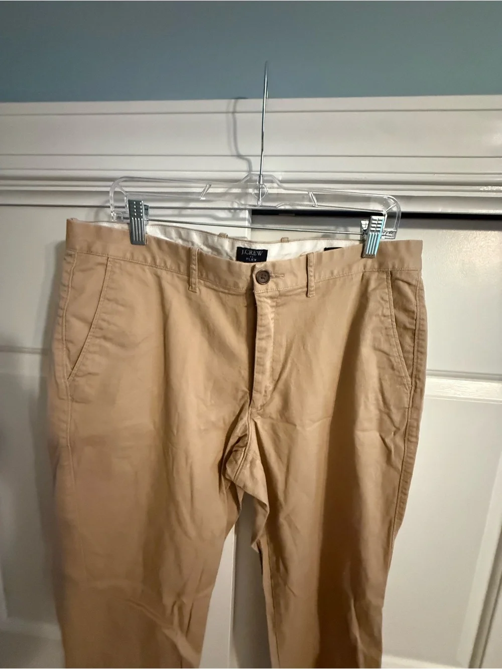 J. Crew Men's Flex Chino Pants in Tan